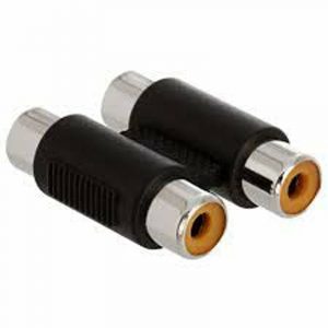 2 Rca Female To 2 Rca Female Extension Connector