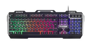 Cosmic Byte CB GK 05 Titan Wired Gaming Keyboard with Aluminum Body RGB, BLACK