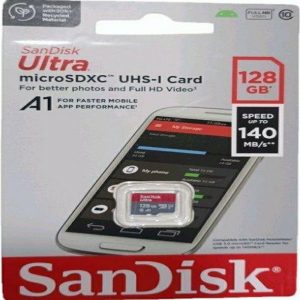 SanDisk 128GB Ultra microSDXC UHS-I Card 140MB/s