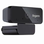 FINGERS 1080 Hi Res Webcam with 1080p Wide Angle Lens and Built in Mic