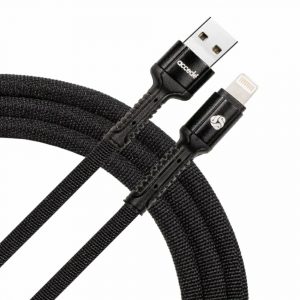 Accede A1008 Lightning Cable 1.5 m Revo Plus iPhone Black