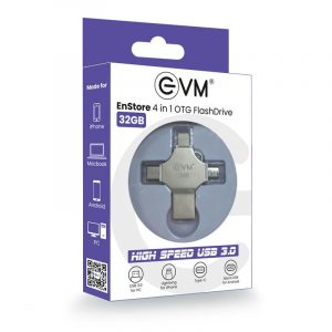 EVM 128GB EnStore 4in1 OTG Flashdrive