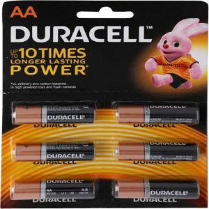 Duracell Ultra Alkaline AA Batteries Pack of 6