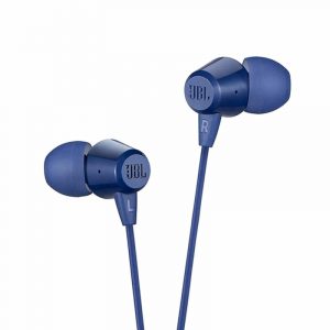 JBL T50HI Wired Earphone with Mic In Ear Blue