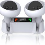 Dobe Charging Dock for Oculus Quest 2 Controllers VR Accessories With 2 Rechargeable Batteries