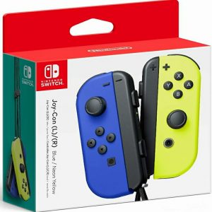 Nintendo Switch JoyCon Blue and Yellow