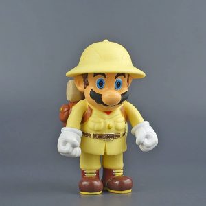 Mario & Luigi Action Figures Mario Luigi Yoshi Head,Hand Rotated Toys Yellow