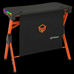 Meetion MT-DSK20 Engineered Wood Computer Desk Orange, Black