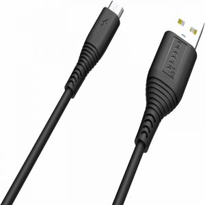 Accede A1000 Jet X Rapid 3A Micro USB Cable,High Speed Charging Micro USB Data Cable Black