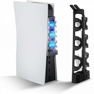 PS5 Cooling Fan External USB LED USB Port