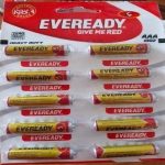 Eveready AAA gold battery single piece