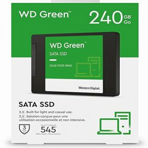 Western Digital WD Green SATA 240GB Up to 545MBs 2.5 Inch 7 mm 3Y Warranty Internal SSD WDS240G3G0A
