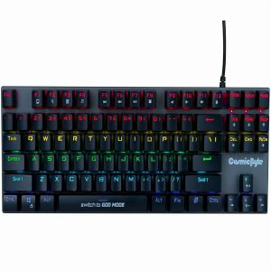 Cosmic Byte CB-GK-25 Pandora TKL Mechanical Keyboard Swappable Outemu Blue Switches RGB LED Black