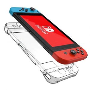 Dobe Nintendo Switch OLED Protective Case JoyCon Controller Grip Cover Anti-Scratch Crystal Clear