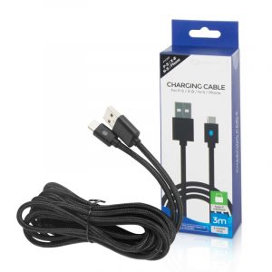 Dobe Controller Charging Cable TYPE-C PS5 XBox Series X,S,Phone Charging Indicator Light 3 Meter