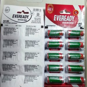 Eveready 815 Green AA Battery Exide Aluminium