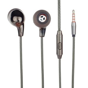 Accede A319 Hello Tunes In Ear Earphones With Mic Brown