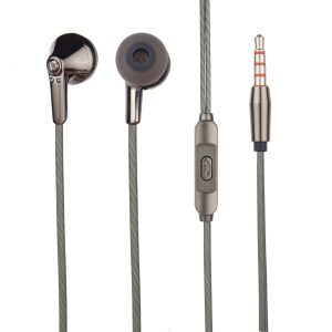 Accede A320 DJ Music In Ear Earphones With Mic Brown