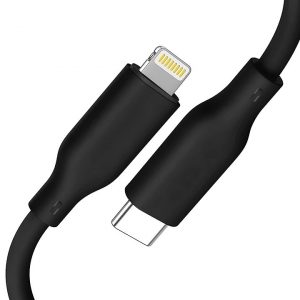 Accede Victor Pro Type C To Iphone Fast Charging Cable 20W Nylon Braided 25Centimeter Black