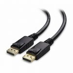 DisplayPort DP to DP Cable Male to Male 4K30Hz Resolution Ready 0.5M 1.6 Foot Black