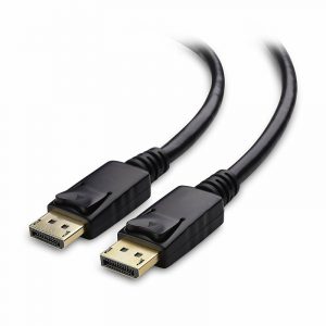 DisplayPort DP to DP Cable Male to Male 4K30Hz Resolution Ready 0.5M 1.6 Foot Black