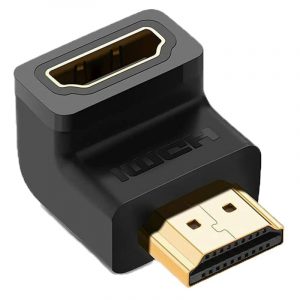 Hdmi Adapter, 90 Degree Right Angle Bend HDMI Adapter Male to Female