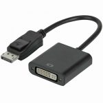 Display Port DP To DVI-I Adapter Displayport DVI-D Splitter Male to Female Video Link Cable Black