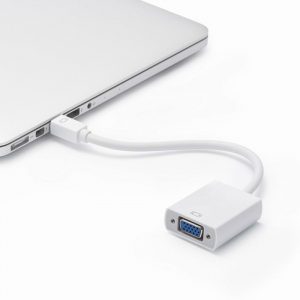 Ravtron MINI DisplayPort to VGA Converter MINIDP Male to VGA Female Thunderbolt Mac Displays HDTVS