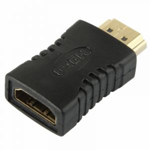HDMI Male to HDMI Female Adapter Converter Extension Plug Gold Plated Black