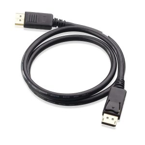 DisplayPort DP to DP Cable Male to Male 4K Resolution Ready 3 Meters Black