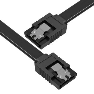 SATA Cable Straight HDD SDD Data Cable with Locking Latch 16 inches