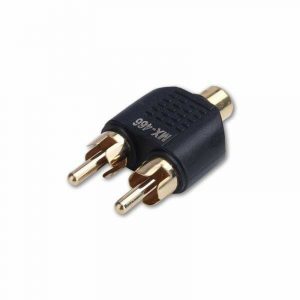 RCA Female to 2 RCA Male Adapter