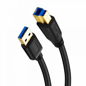 USB 3.0 Cable A Male to B Male Superspeed USB 3.0 A-B/A Male to B Male Cable Scanner 1.5 meter