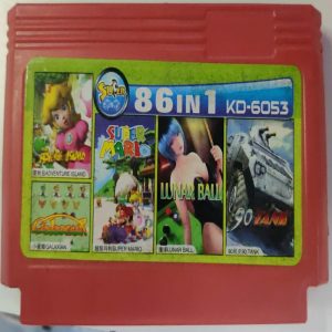 KD 6053 Tv Game Cassette 86 in 1