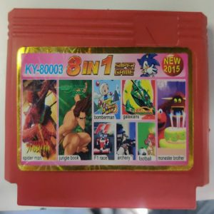 KY 80003 tv game cassette 8 in 1