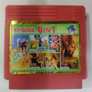 KY 6006 tv game cassette 6 in 1
