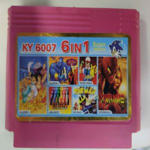 KY 6007 tv game cassette 6 in 1