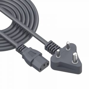 Portronics Power Cord 1.5 m Konnect G1 Desktop Power Cable POR 1712 Compatible Desktop, PC, Grey