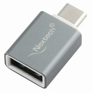 NexTech USB 3.1 FEMALE to USB-C MALE OTG Adapter