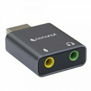 Coconut USC02 USB External Sound Card Aluminum Body