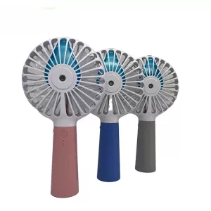 Handheld Spray Fan USB Portable Outdoor Mini Desktop Cold Air Humidification Fan Multicolor
