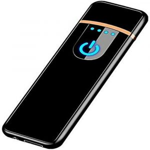 Smart Fingerprint Sensor Lighter USB Rechargeable Portable Compact Smart Touch Switch