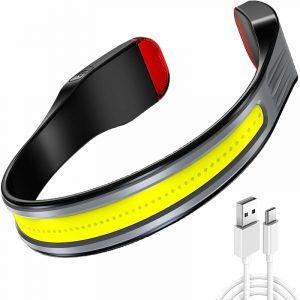 Portable LED Running Headlight Waterproof Super Bright Mini COB Headlamp