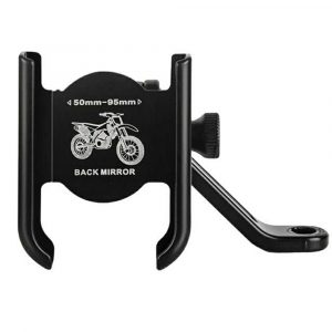 Full Metal Body Mirror Mobile Holder Stand for Bicycle Motorcycle Mopeds