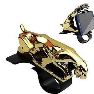 Jaguar Car Mobile Phone Holder Mount Stand 360 Degree Rotation Adjustable Clip Holder
