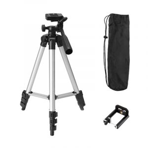TRIPOD-3110 Portable Camera Tripod with Three-Dimensional Head Quick Release Plate