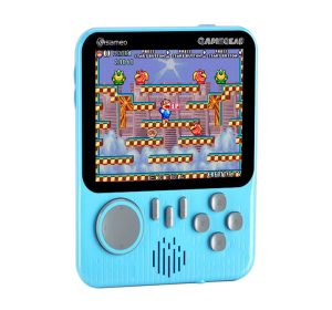 Sameo Gamegear Handheld Video Game Console With 666 Retro Mini Classic Game Aqua Blue