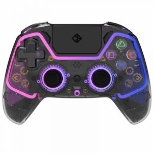 Cosmic Byte Quantum Dual Mode BT + WRD Controller Transp Black