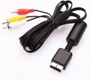 PlayStation 2 PS2 To AV Audio Video Cable RCA Cable PS1, PS2, PS 2 Slim, PS3 AV Play station