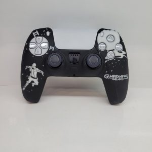 PS5 Controller Silicone Cover Case Anti Slip Protective Case God Of War Red/Black